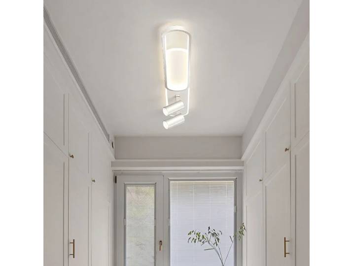 Plafonnier LED nordique avec projecteur, lustre pour salon, couloir, vestiaire, éclairage domestique