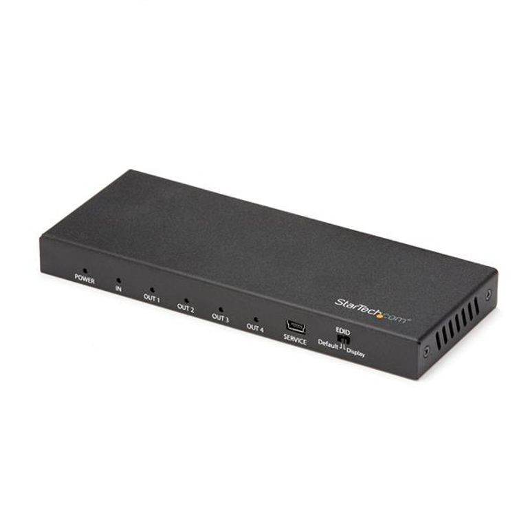 StarTech.com HDMI-splitter met 4 poorten, 4K 60Hz, 1x4 HDMI-verdeler met HDR voor desktopgebruik
