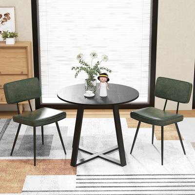 Lirago Dining Chair Set of 2 with Padded Backrest and Seat