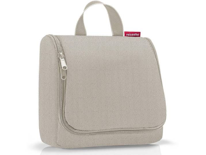 Kulturtasche Reisenthel Herringbone Sand Polyester B 23 H 20 cm - Kulturtasche