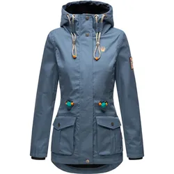 MARIKOO Damen Outdoorjacke aus Wasserabweisendem Obermaterial Babetaa