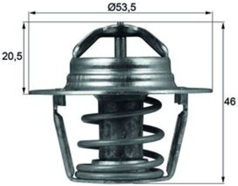 Thermostat d'eau MAHLE TX 91 89D