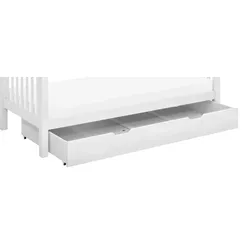 Infanskids Ausziehbett 90 x 190 cm Holz Weiß