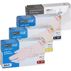 HYGOSTAR Einmalhandschuhe SAFE LIGHT S rosa