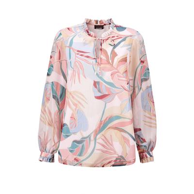 GOLDNER "Kurzgröße Luftige Bluse mit Rüschen-Details" Rüschen-Details