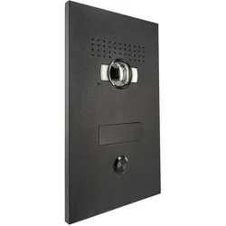 Legrand 354013 Unterputz-Videotürstation SFERA LUNA mit einer Ruftaste in der Farbe Schwarz