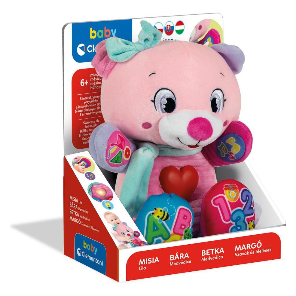 Clementoni Interaktiver Teddybär BETTA mit Geräuschen (104950186)