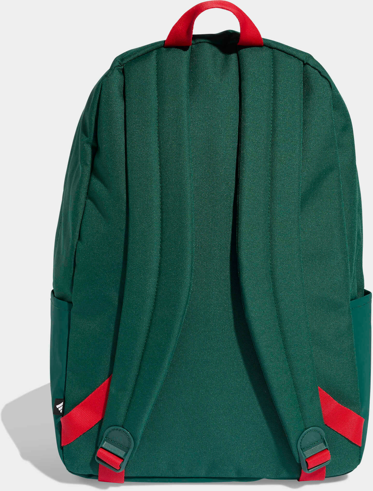 Rucksack ADIDAS PERFORMANCE "ADIDAS TIRO GRAFIK II", grün (team dunkelgrün, better scarlet), Rucksäcke, Obermaterial: 100% Polyester, Rucksack team dunkelgrün, better scarlet Einheitsgröße
