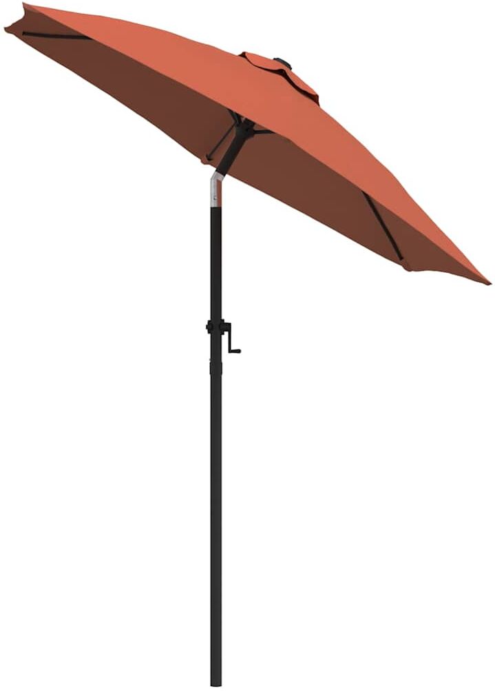 vidaXL Parasol Terre cuite 200x224 cm Aluminium