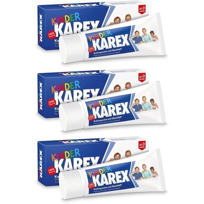 3x Karex Kinder Zahnpasta 3x50 ml