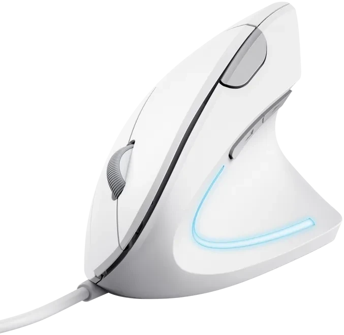 TRUST VERTO Ergo Mouse White