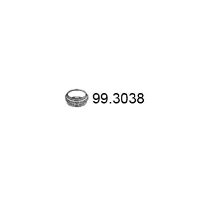 ASSO Dichtring, Abgasrohr 99.3038 für Mercedes