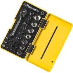CK T4654 - Steckschlüsselsatz, Multi, 1/4", 28 -teilig
