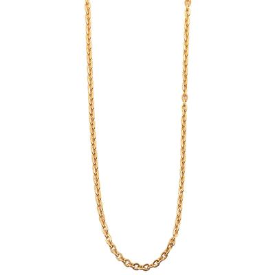 Kette ohne Anhänger ADELIA´S "Halskette – Ankerkette aus Edelstahl 70 cm", gold, Halsketten, Damen, 70cm, Edelstahl, Ein Geschenk, das Freude macht