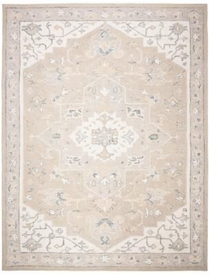 SAFAVIEH Handmade Micro-Loop Heidegunde Wool Rug
