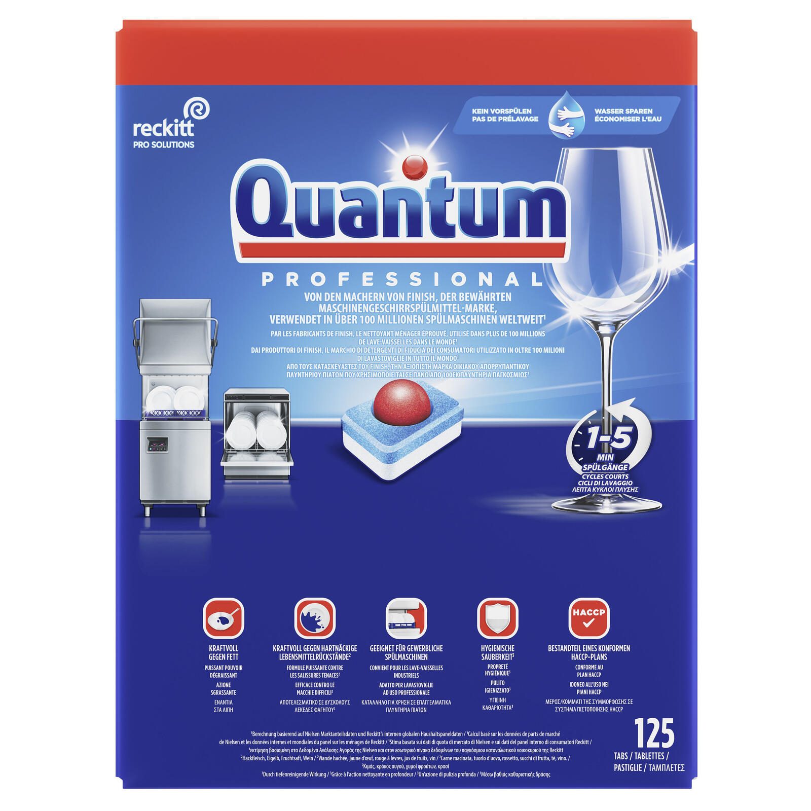 Quantum Professional Spülmaschinentabs 125 St. 3314913