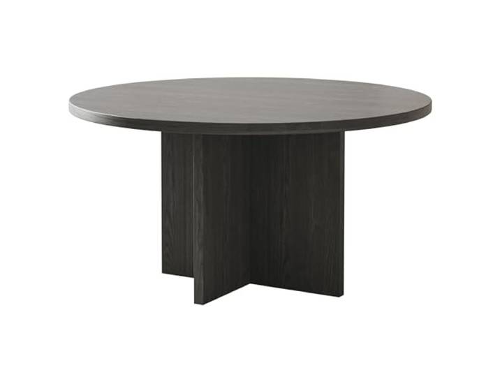 Selsey OVO - Couchtisch rund 76x76 cm Holzoptik Anthrazit