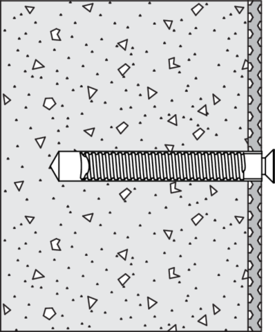 Hewi System 100 Befestigung BM17.4 Beton größer C20/C25 ETA-11/0493, für Stützklappgriffe