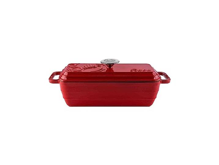 Sallys Gusseisen Brot- Backform Baba (Lava Red)