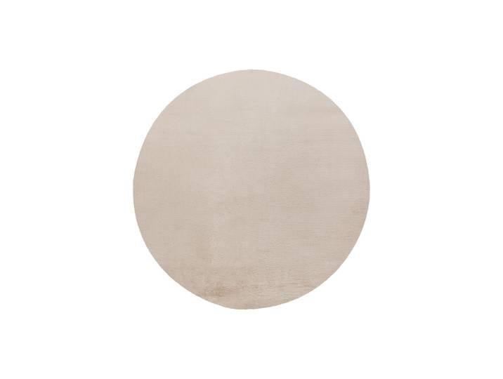 Teppich KAYOOM Cross 425 , creme, H:21mm Ø:120cm, Polyester, Teppiche, Teppich, Hochflor