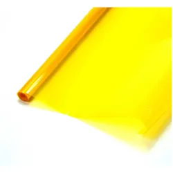 Planet-Hobby Bügelfolie Transparent Gold 5 Meter