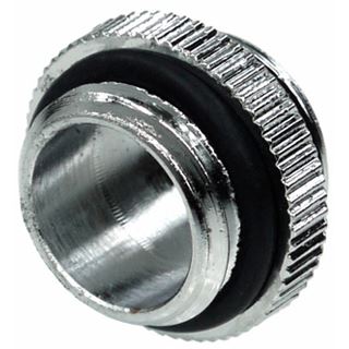 Alphacool HF Doppelnippel G1/4 AG auf G1/4 AG mit O-Ring - Chrome