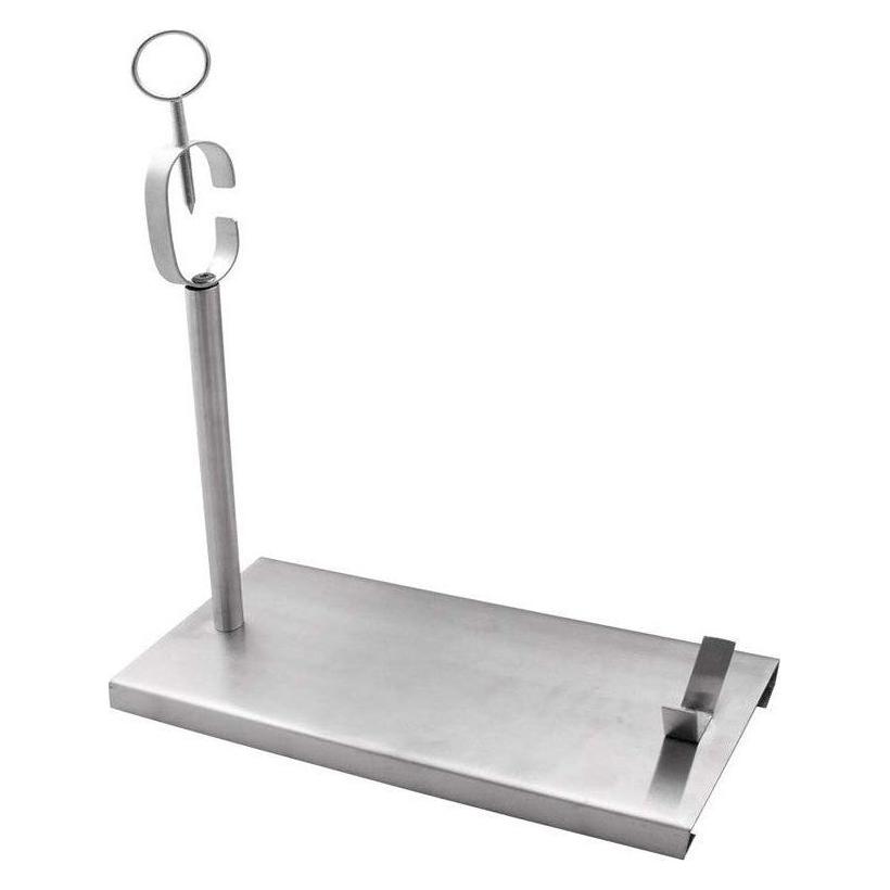 EDM Schinkenhalter aus Edelstahl Silberfarben Metall Edelstahl Aluminium 40 x 16,5 x 42 cm (45283547)