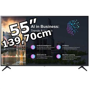 LG Digital-Signage 55PK640S, 55 Zoll, 4K UHD 3840 x 2160, 300 cd/m², 16/7 Betriebszeit