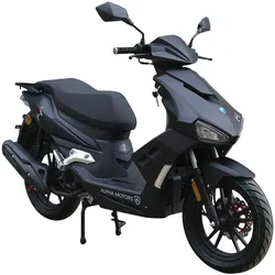Alpha Motors Motorroller Mustang 125 ccm 85 kmh EURO 5+ mattschwarz