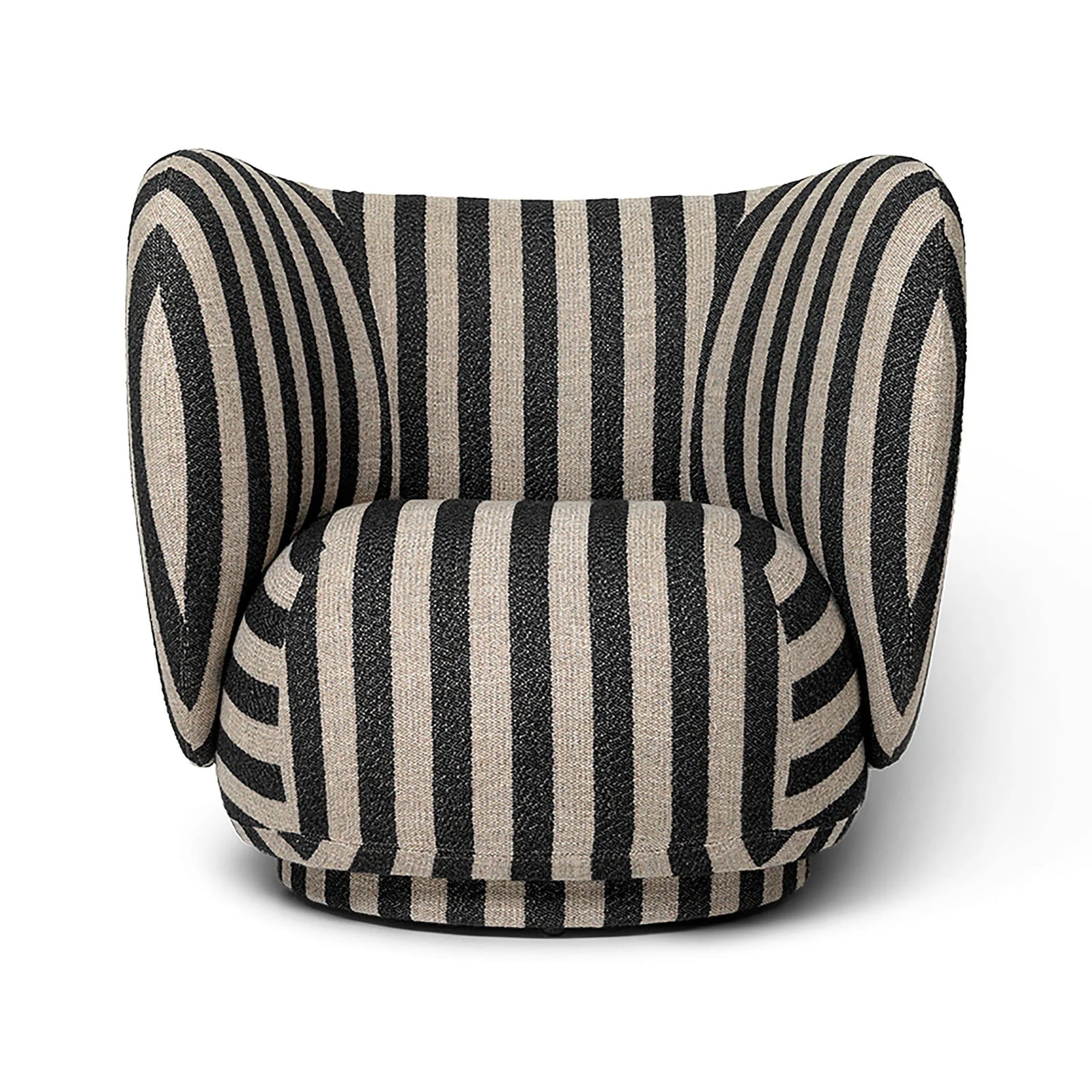 Ferm LIVING Rico loungefauteuil Louisiana sand black