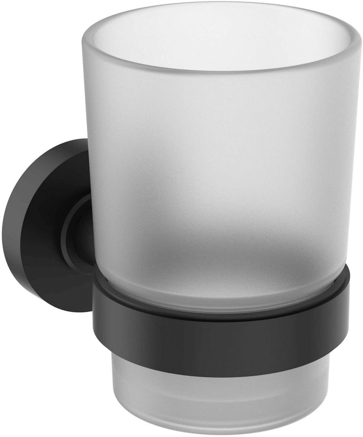 Ideal Standard Zahnbecher, Accessoires, A9120XG, silk black - B: 6,6 T: 10,3 H: 9,6 cm - silk black