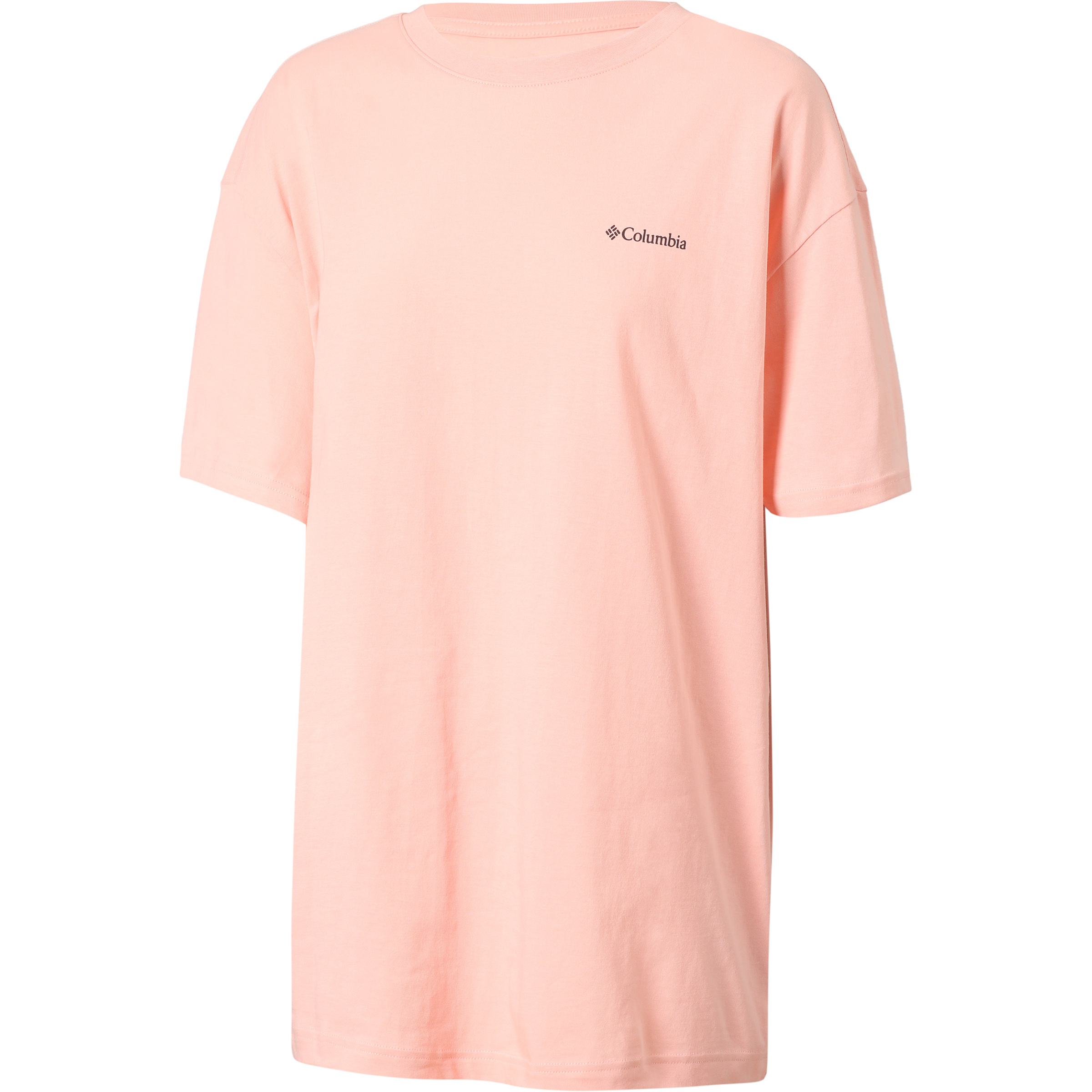 Columbia Rolling Bend Graphic Oversized Damen T-Shirts rosa Größe L Lifestyle Hautfreundlich