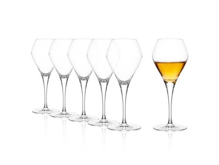 Stölzle Lausitz Q1 Süßweingläser Dessertweingläser 320 ml, 6er-Set Handgefertigte Süßweingläser für Dessertwein, Portwein und Sherry, für volles Aroma mundgeblasen aus Kristallglas