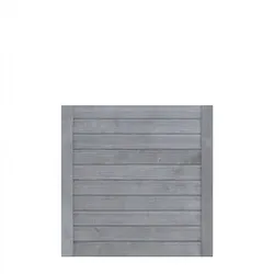 TraumGarten Sichtschutzzaun Holz NEO DESIGN Grau Sichtschutz Lamellenzaun, 89x89 cm