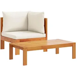 vidaXL, Gartenlounge, Holzbruck (Sofagarnitur)