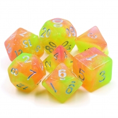Dice4friends Würfelset Confetti - Carribian (7) 289021
