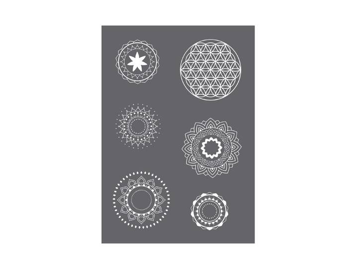 Rayher Siebdruck-Schablone Mandala A5 mit Rakel