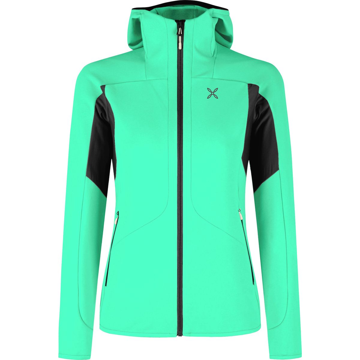 Montura Smooth 2 Hooded Maglia Woman bright teal (273) S MMAP63W-PS538-273-S