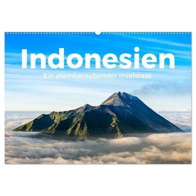 Indonesien - Ein atemberaubender Inselstaat. (Wandkalender 2027 DIN A2 quer), CALVENDO Monatskalender