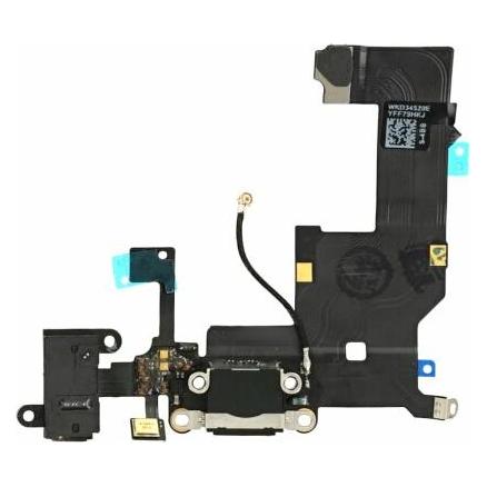 OEM Charging Dock Connector mit Audio Flex für iPhone 5 schwarz (Apple iPhone 5) (821-1699-B)