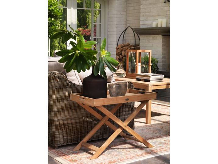 Tablett Turin 70 x 74 x 40 cm Teak Teak