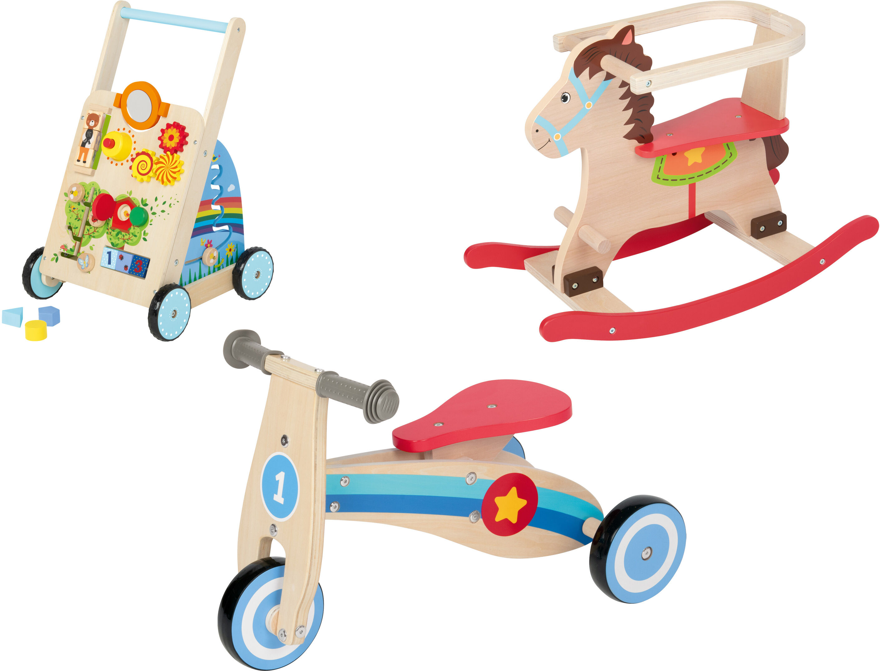 LUPILU® Rutschrad / Schaukelpferd / Lauflernwagen
