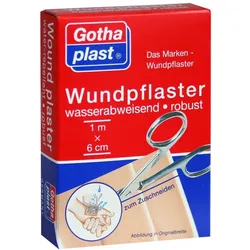 Gothaplast Wundpflaster robust 1mx6cm wasserabweisend 1 St
