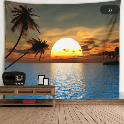 Inspire Picks 3D Window Scenery Tapestry Nature Wall Mural Background Decor 6 230x150cm
