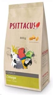 Psittacus Ração Omega Para Aves 800g
