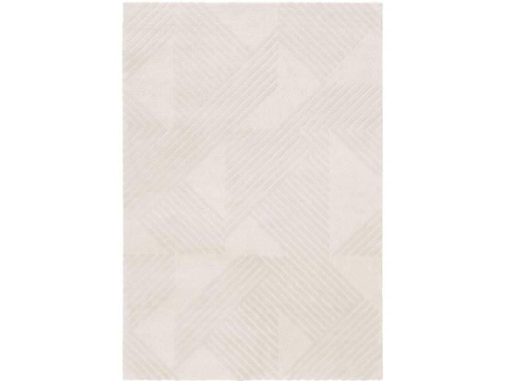 Kunstloft Teppich Tacoma Cream 80x150 cm, Beige, Kunststoff, Rechteckig, 80x1 cm, wasserabweisend, Teppiche und Böden, Teppiche