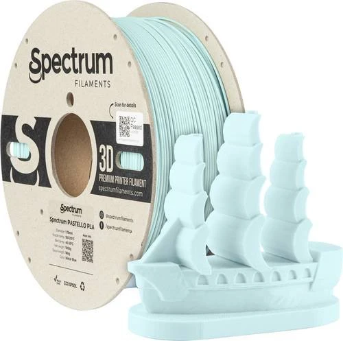 Filament Spectrum Pastello PLA 1.75mm Water Blue 1kg