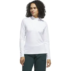 adidas Mock Beyond the Course, langarm, weiss/hellgrau