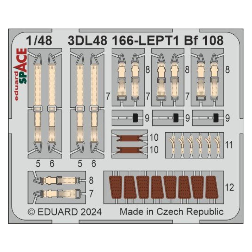 Eduard Bf 108 SPACE 1(48 (3DL48166)