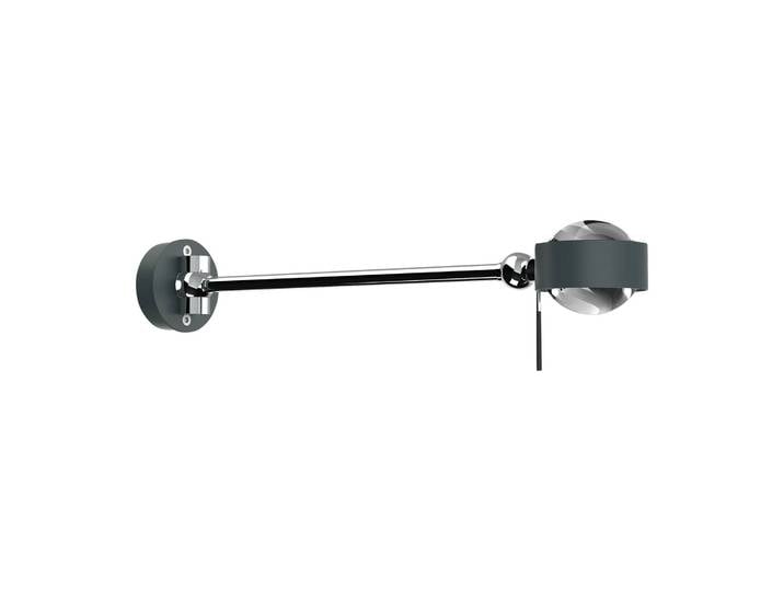 Top Light Wandleuchte PUK Mini Hotel, dimmbar, schwarz, für Wohn- / Esszimmer, Metall, Design, Leselampe